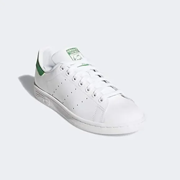 NWT adidas Stan Smith Footwear White/Green Classic Leather Sneakers Size 10.5